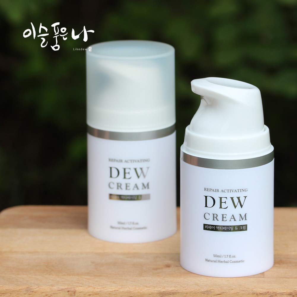 Repair Activating Dew Cream 1.76oz 50g for oily skin, Daily Moisturizing, Anti-wrinkles, Anti-Aging, Rich Emollients to nourish dry skin, Improves skin's health, Day and Night Cream, Verified